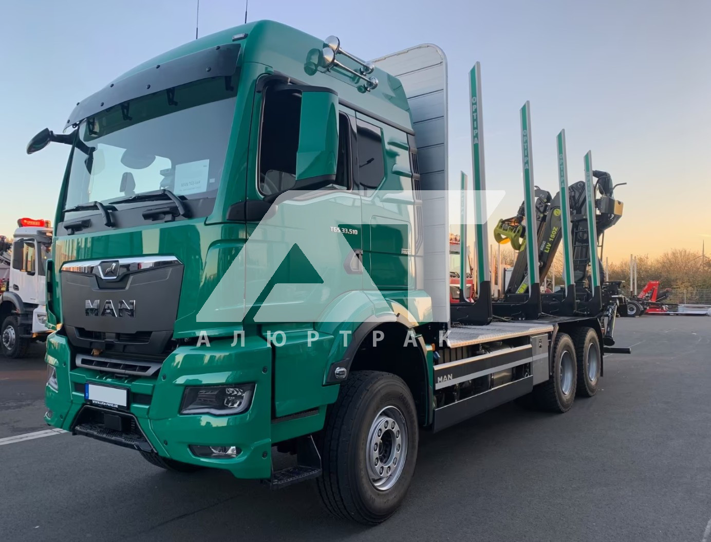 Сортиментовоз MAN TGS 33.510 6x4