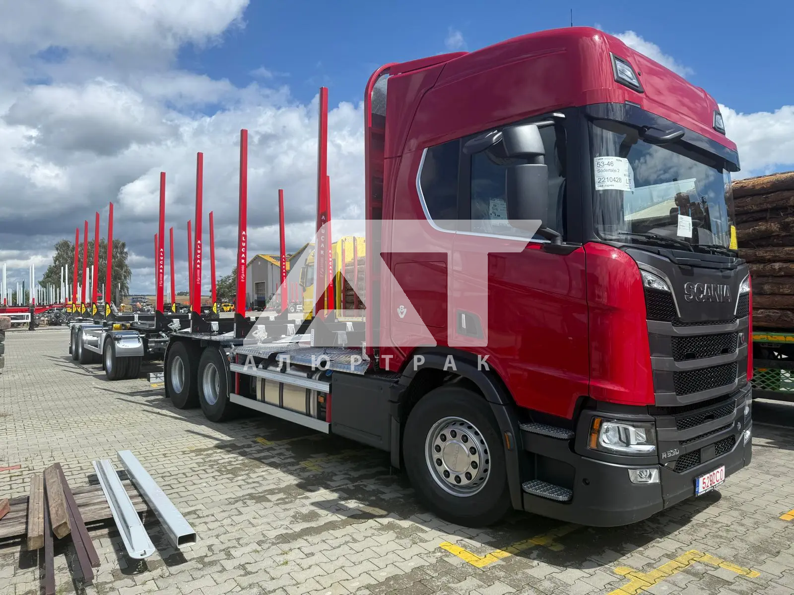 Сортиментовоз Scania R500 6х4 